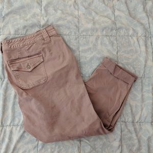Torrid blush pink crop pants